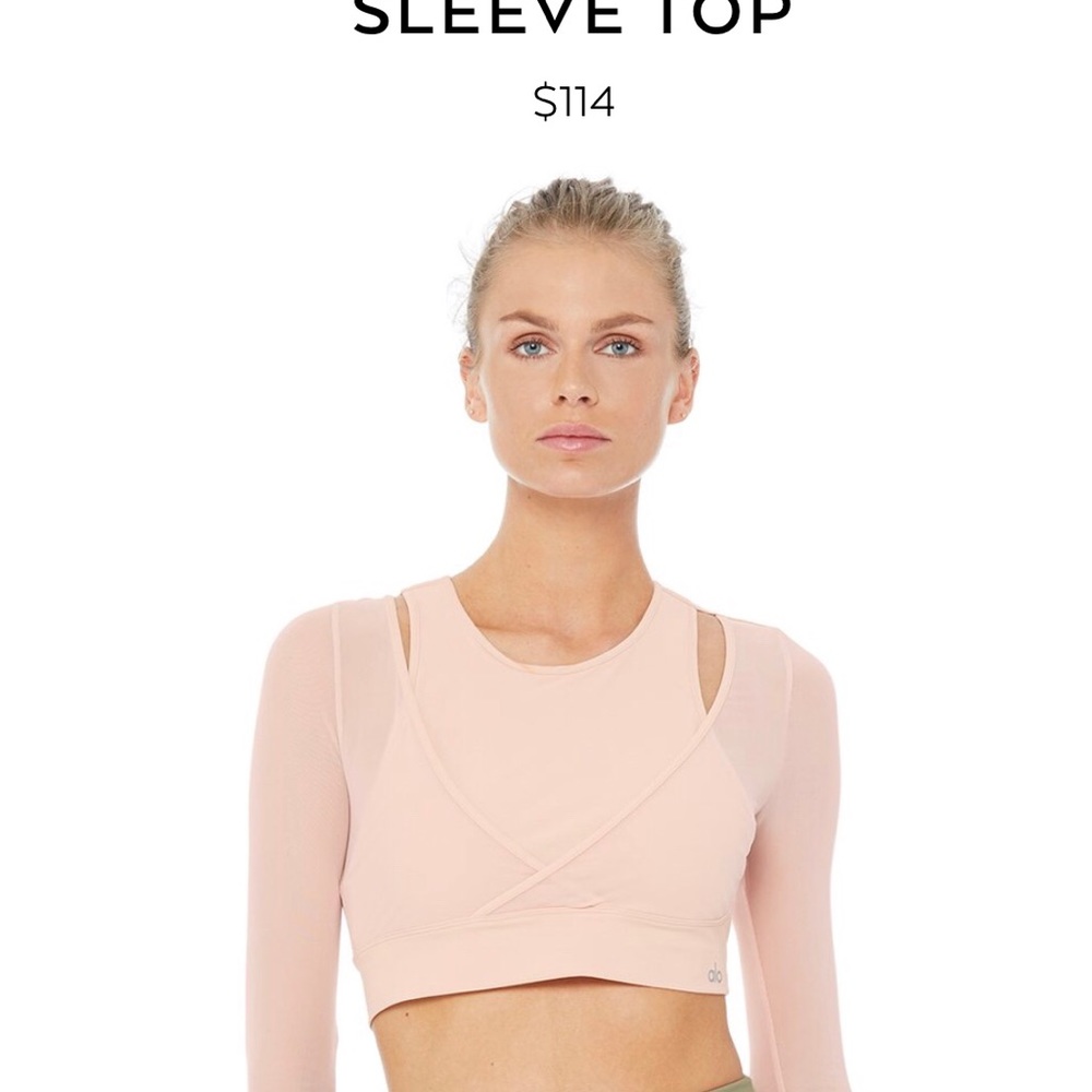 Alo cropped long sleeve